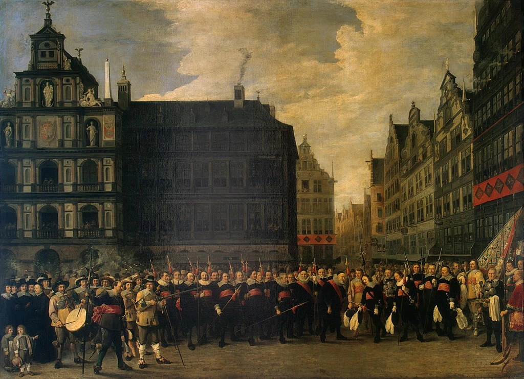 Ritratto dei membri della Gilda Oude Voetboog (Old Arbalest) ad Anversa - Hermitage Museum